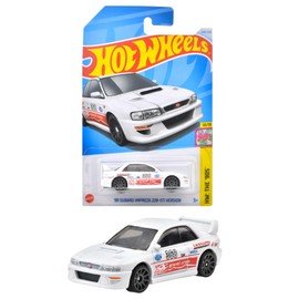 Hot Wheels HXR30 Basic Car '98 Subaru Impreza 22B-STi Version Vehicle Toy Mini Car 3 Years Old White