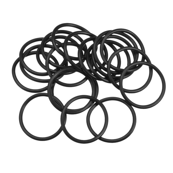 uxcell Nitrile Rubber O-Ring Metric Sealing Gasket 40mm Outer Diameter