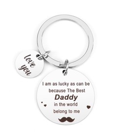 Kroziet Fathers Day Dad Gift,Gifts for Dad,Keyring for Dad,Dad Birthday Gifts,New Dad Gifts,Dad Gifts from Daughter,Thanksgiving Day Dad Gifts,Christmas Dad Gifts
