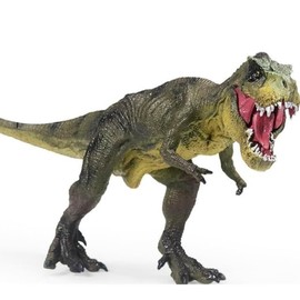 Aki Kumaya Powerful 11.8 inches (30 cm) Grade Dinosaur Figure (Tyrannosaurus (Green), 1, Body)