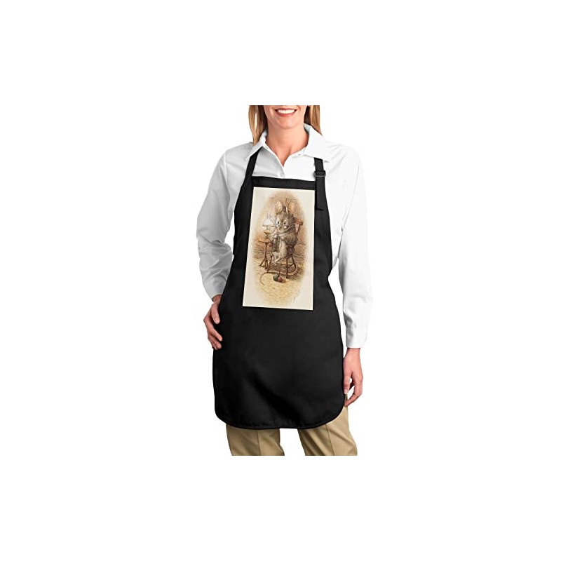 Fabulous Premium Kitchen Apron Grand Pere Souris Tricote Illustration Kids