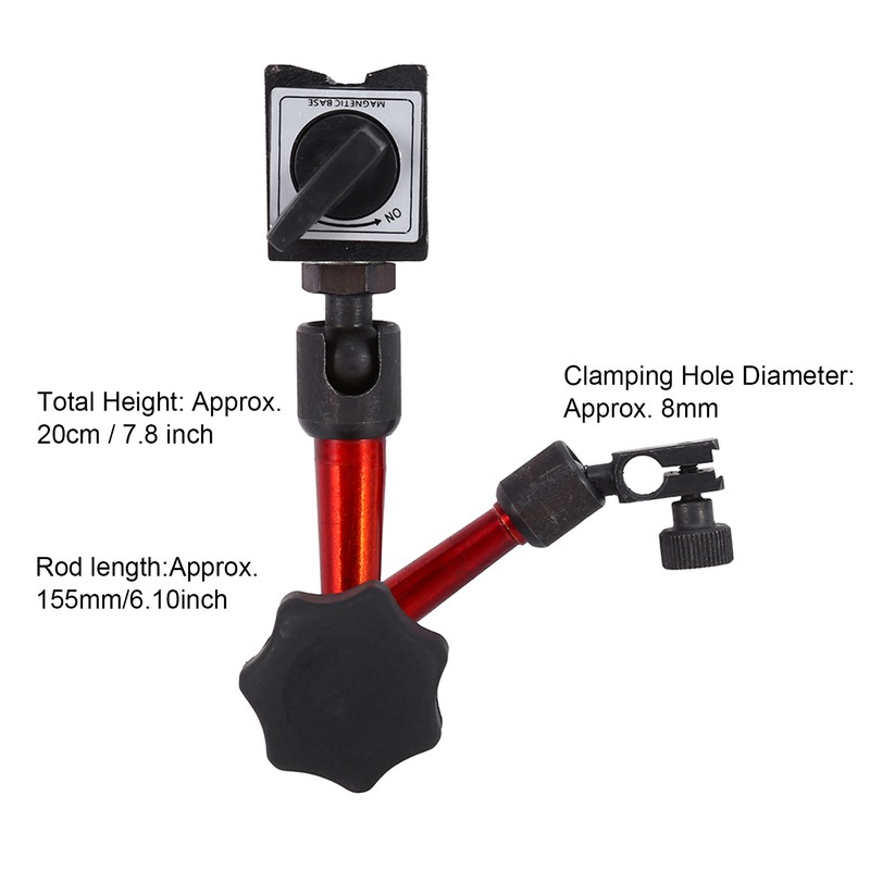 Professional Mini Magnetic Base Holder For Digital Level Dial Testing