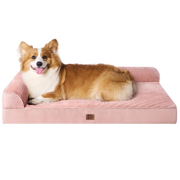 EHEYCIGA Memory Foam Large Dog Bed, Orthopedic Dog Beds for