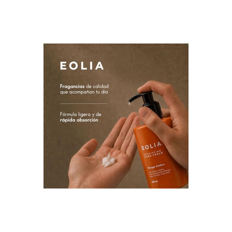 Crema para Manos, Rouge Ambre, Ámbar, No Grasosa, 300 ml