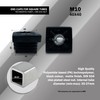 Doja Industrial Threaded Plugs Square End Piece for Square Tube