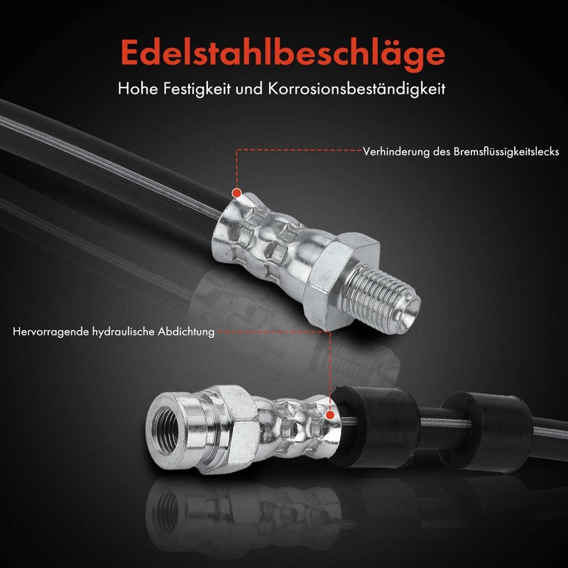 Frankberg Brake Hose Brake Hydraulic Hose Rear Axle Left Right