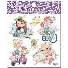 Violette Stickers Girls on The Go