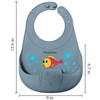 UBINGSOPA Silicone Baby Bibs – Adjustable, Soft, Waterproof & Durable,