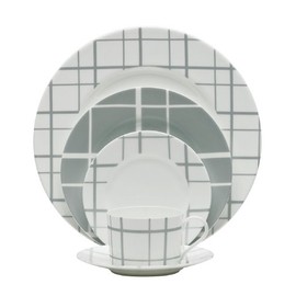 Waterford Crossroads Steel 5 Piece Place Setting