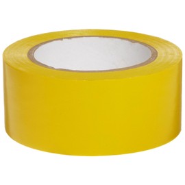 Brady 58200 108' Length, 2" Width, B-725 Vinyl Tape, Yellow Color Aisle Marking Tape