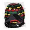 Itzu Rasta Oversized Knit Slouch Peak Beanie Cap Hat in