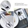 HaWare 49-Piece Silverware Set with Flatware Drawer Organizer, Stainless Steel