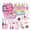 "Set Estuche Maquillaje Ninas Juguetes Belleza Tocado Lavable unicornio Belug