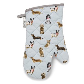 Cooksmart British Designed Oven Gloves | Modern Design Gauntlet Oven Gloves Heat Resistant | Oven Mitt or Baking Gloves Perfect for Modern Kitchens