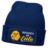 MoonWorks® Men's Beanie with Patch Knitted Hat Saying Meme Psychical