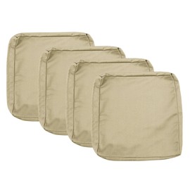 Sqodok Outdoor Cushion Covers, Patio Waterproof Chair Cushion Slipcovers Replacement, Machine Washable Furniture Sofa Cushion Cover, Breathable and Durable, Protector for Pet, Easy to Wear