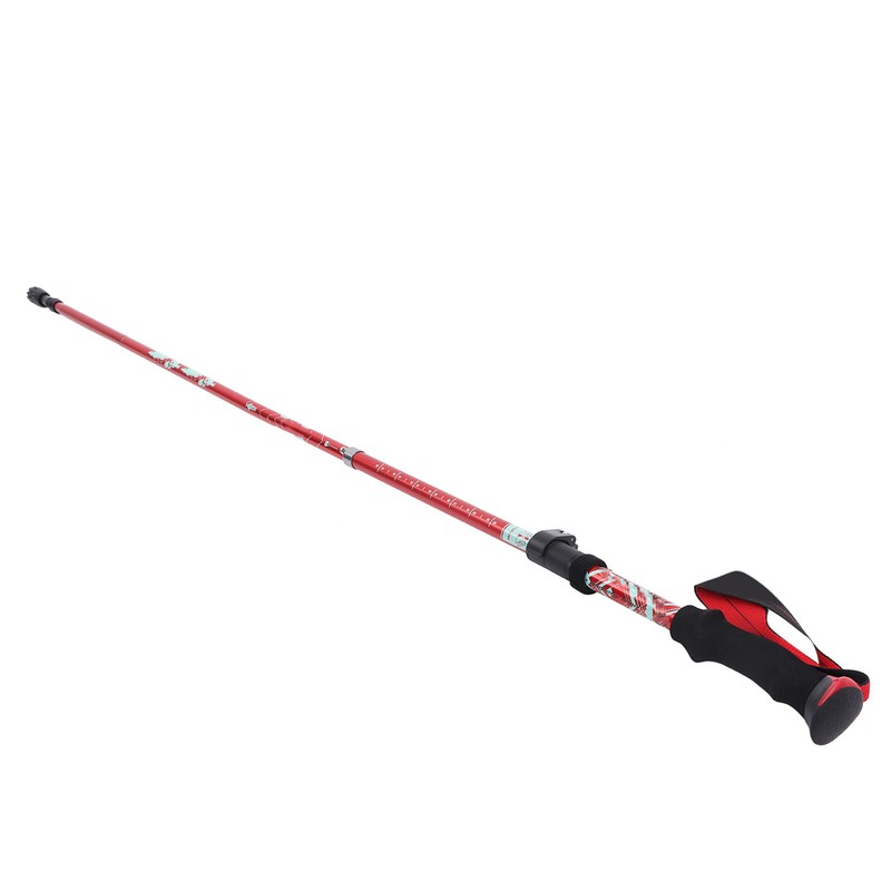 Hiking Pole Aluminium Alloy Telescopic Collapsible Multifunctional Outdoor Walking Stick