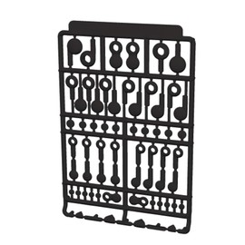 Hobby Base Premium Parts Collection Articulating Figure Joint Dark Gray Plastic Model Parts PPC-Tn107