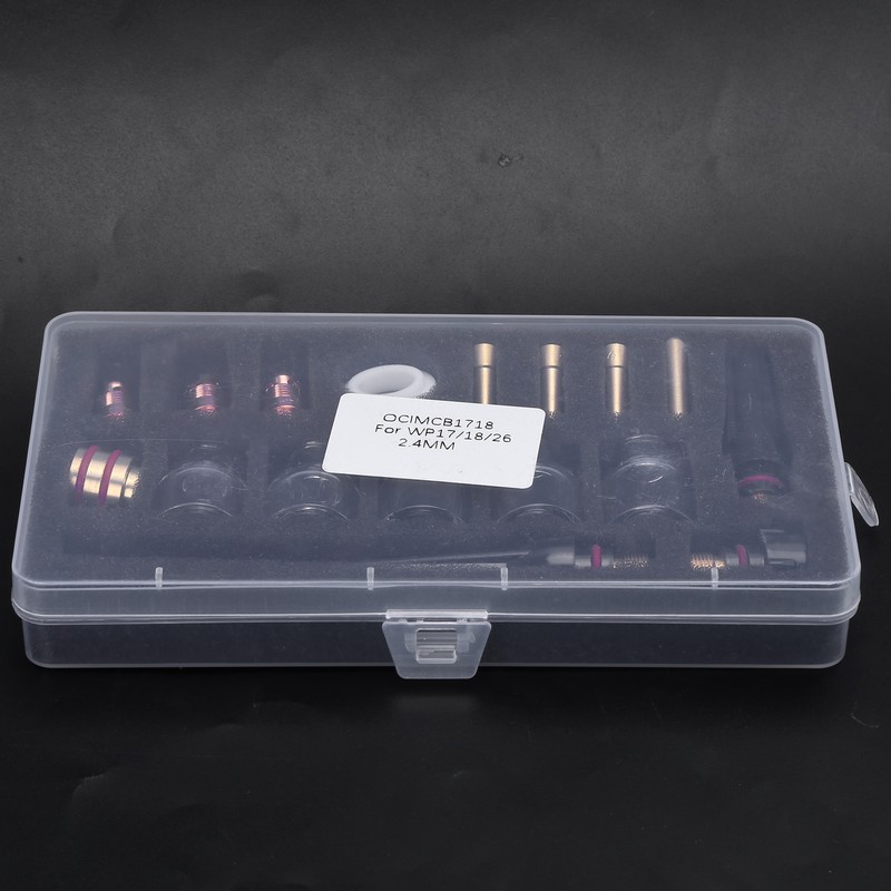 Welding Torch Accessories Kit Glass Cup Nozzle Welder Consumables for