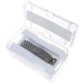 ToolTreaux 2pk Clear Plastic Watch Case Coffin Travel Essentials Jewelry Organizers and Storage