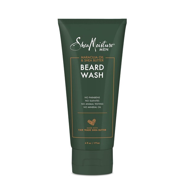SheaMoisture Lavar la barba para una barba completa aceite de