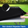 Nacuci Rectangle Elastic Fitted Tablecloth, Windproof Polyester Table Cover, Scratch