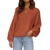 PRETTYGARDEN Womens Fall Sweaters 2024 Casual Loose Crewneck Ribbed Long