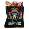 Whippet Good Funny 80's Music Lover Dog Design Tote Bag