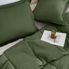 CozyLux Full Size Comforter Sets - Olive Green Comforter Full