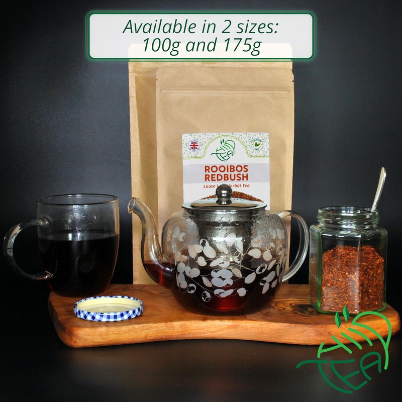 Rooibos Herbal Loose Tea – African Redbush Tea Premium Leaf