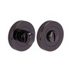 HANDLEZONE® Bathroom Toilet Door Thumb Turn and Release Bullet Round