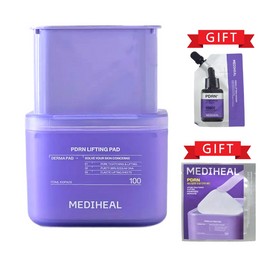 Mediheal 2nd Generation Mediheal PDRN Derma Pore Firming Tightening Pads Main Product 100 Sheets + Refill 100 Sheets / 2 PDRN Pads + PDRN Pore Firming Serum 10ml Gift, 2 Packs, 100 Sheets / 2세대 메디힐 피디알엔 더마 모공 탄력 타이트닝 패드 본품100매+리필100매 / 피디알엔 패드 2매+피디알엔 모공