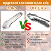 2Pack Chestnut Cutter Tool, 304 Stainless Steel Nutcracker Chestnut Open