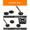 HOLMOL Threaded Insert Set of 150 Brass Melting Thread M4