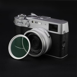 Haoge 49mm MCUV Lens Protection Silver Filter for fuji X100VI X100V X100F X100S X100T X70 RX1 Camera Lens Optical Glass Ultra Slim 18 Multi-Layer Coatings