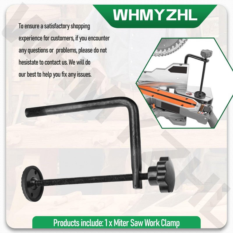 089041028711 Miter Saw Work Clamp Compatible with Ridgid Work Clamp