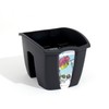 7 ltr Graphite S size CROWN flower pot for railing,