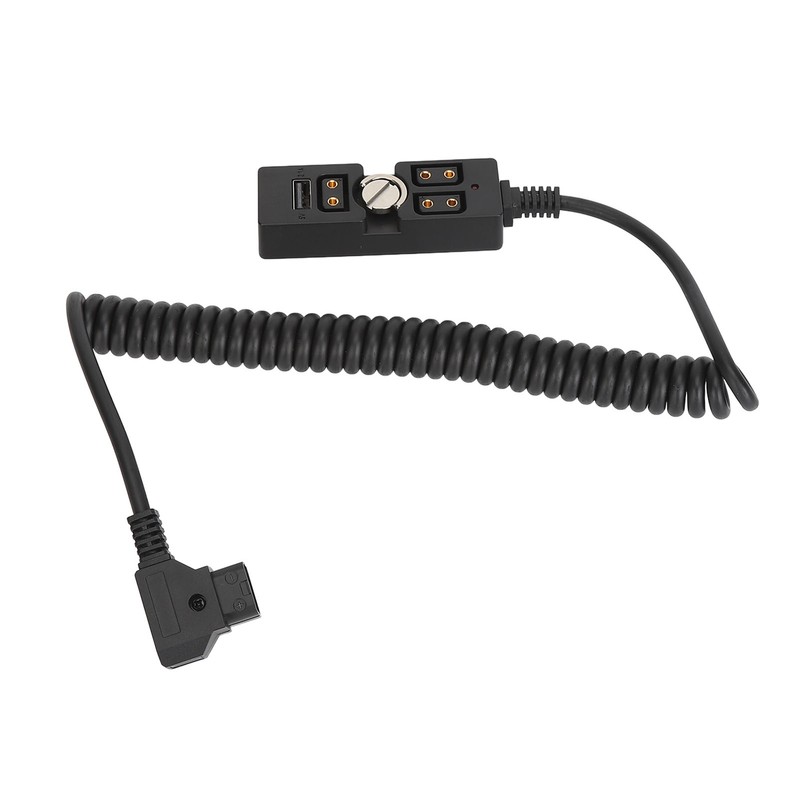 D Tap Male to 3 Port Female Splitter with 5V