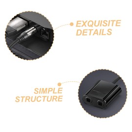 LALAFINA Optical Audio Splitter Durable Fiber Optical Splitter for Easy Connectivity Compact Design for Home Theater High Conductivity Corrosion Resistance