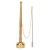 Buddhism Wooden Handle Brass Hand Bell Singing Scripture Implement Buddhist