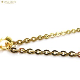 Surgical Stainless Steel 316l Necklace Chain 3 mm Azuki Total length 45 cm Gold Color