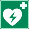 Holthaus Medical Rescue Sign Defibrillator Sign Notice Board Photoluminescent 20