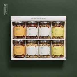 프리미엄 데일리 견과 8구 선물세트 (소비기한:26.08.18) Premium Daily Nut 8-Piece Gift Set (Expiration Date: 26.08.18)