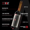 REDSALT® Premium 2-Way Grater with Wooden Handle Razor Sharp Professional