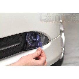 Lamin-x Custom Fit Blue Fog Light Covers for Mercedes E-Class (03-06)