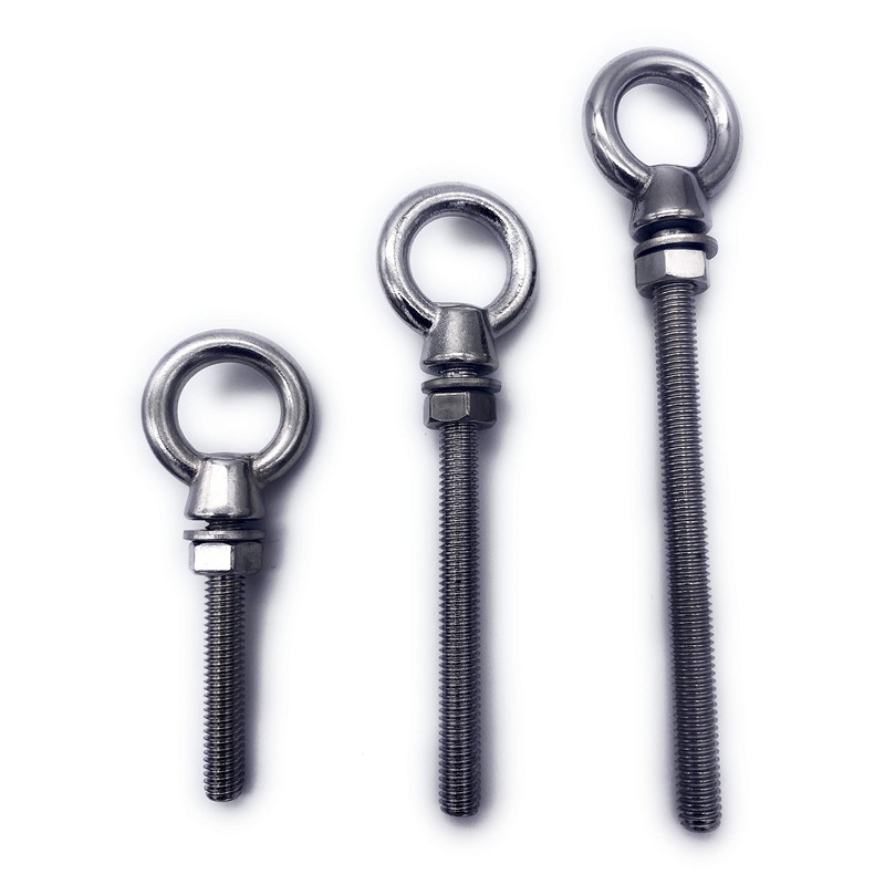 Pack of 2 Eye Bolts M6 x 60 mm Eye