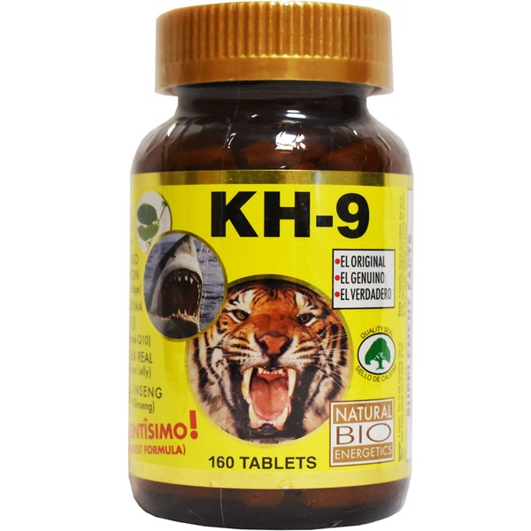 ELP ESSENTIAL Kh 9 Multivitamin Tablets Natural Bio Energetics Mineral Herb Amino Enzymes (160 Tablets)