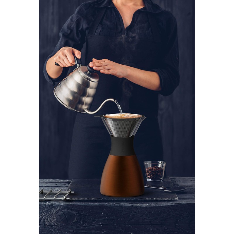 Asobu Insulated Pour Over Coffee Maker (32 oz.) Double-Wall Vacuum,