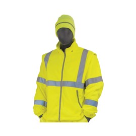 Majestic Glove 75-5381/X2 Fleece Liner, High Visibility, Class 3, XX-Large, Yellow