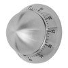 Mechanical Timer Round Clear Number Scale Anti Slip Base Stainless